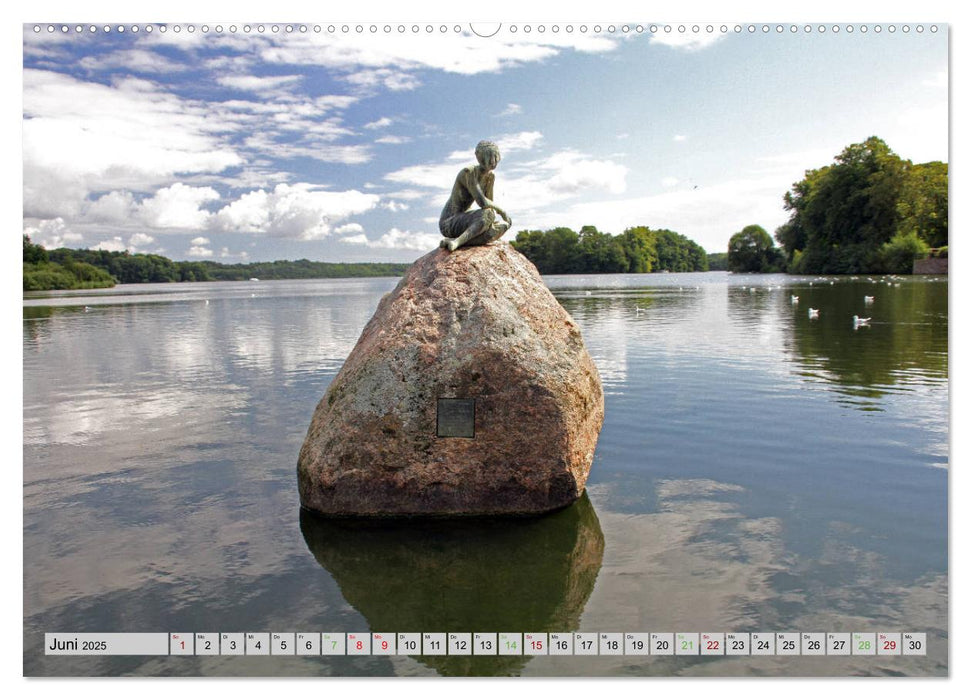 Ein Sommertag in Eutin (CALVENDO Wandkalender 2025)