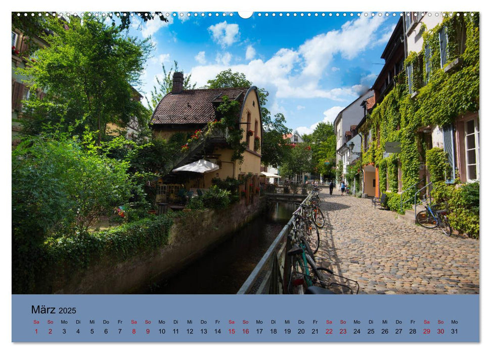 Wundervolles Freiburg (CALVENDO Premium Wandkalender 2025)