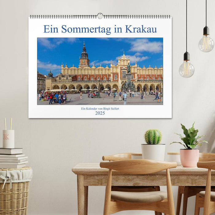 Ein Sommertag in Krakau (CALVENDO Wandkalender 2025)