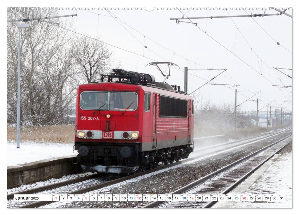 Die Baureihe 250 - Reichsbahnlok in DB-Diensten (CALVENDO Premium Wandkalender 2025)