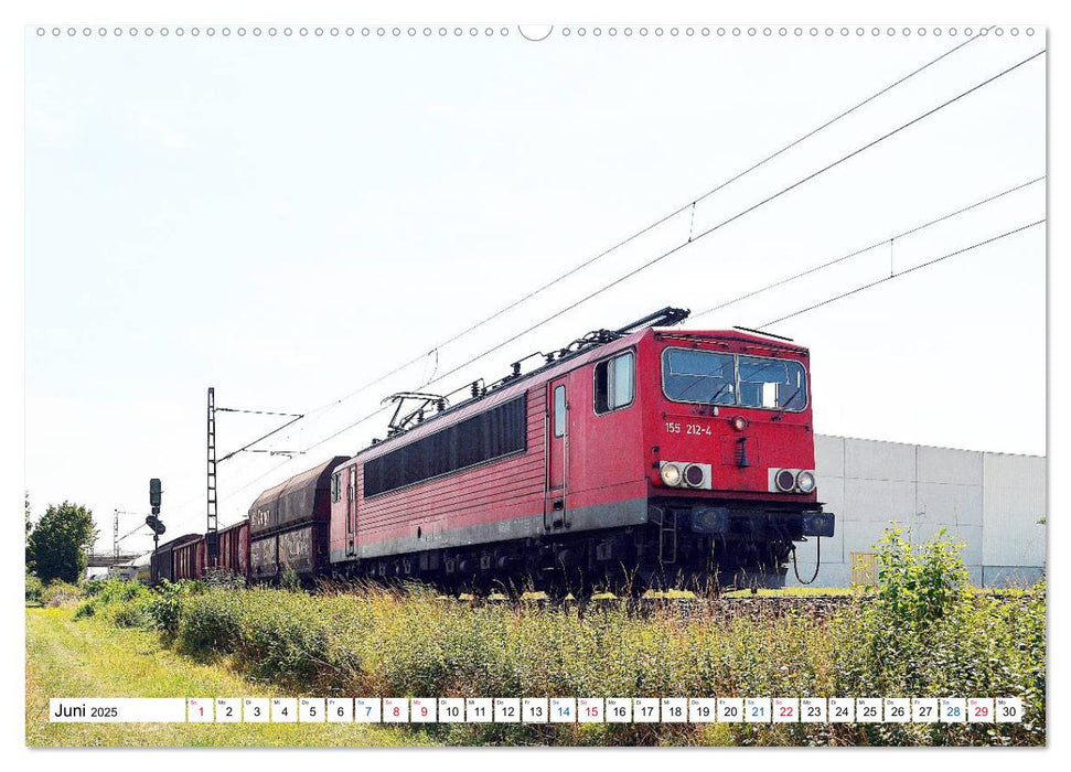 Die Baureihe 250 - Reichsbahnlok in DB-Diensten (CALVENDO Premium Wandkalender 2025)