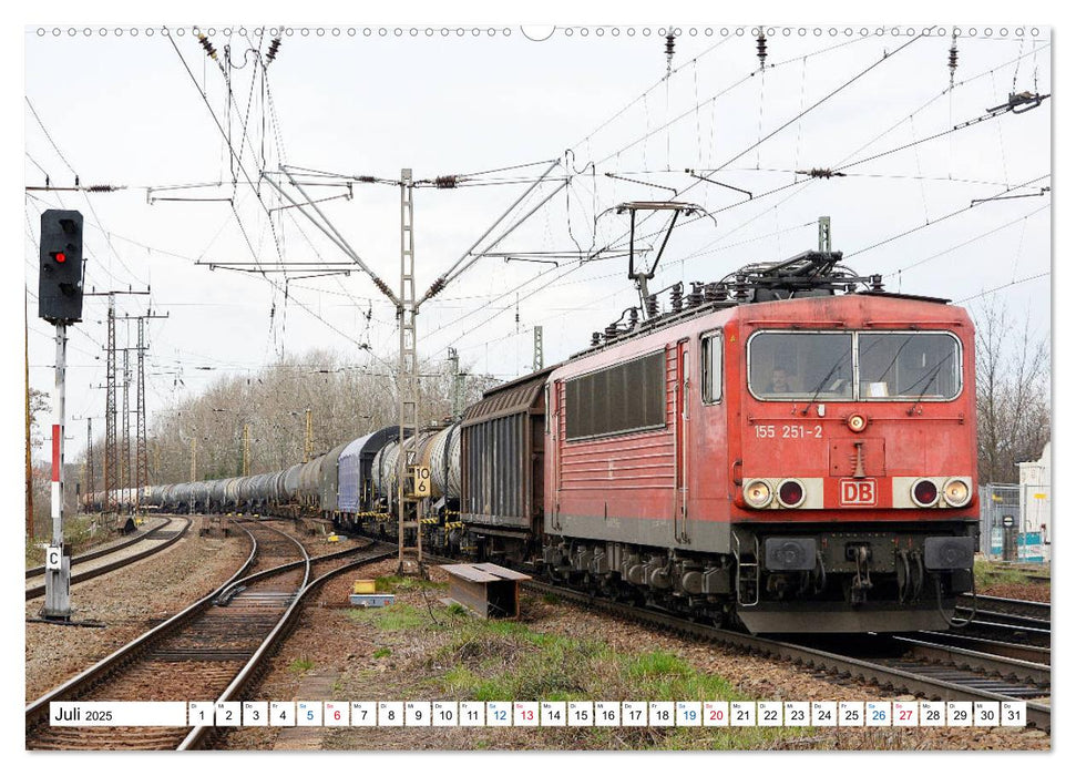 Die Baureihe 250 - Reichsbahnlok in DB-Diensten (CALVENDO Premium Wandkalender 2025)