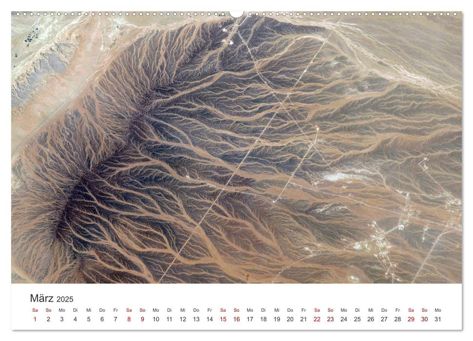 Satellitenbilder - Spektakuläre Aufnahmen aus dem Weltall (CALVENDO Premium Wandkalender 2025)