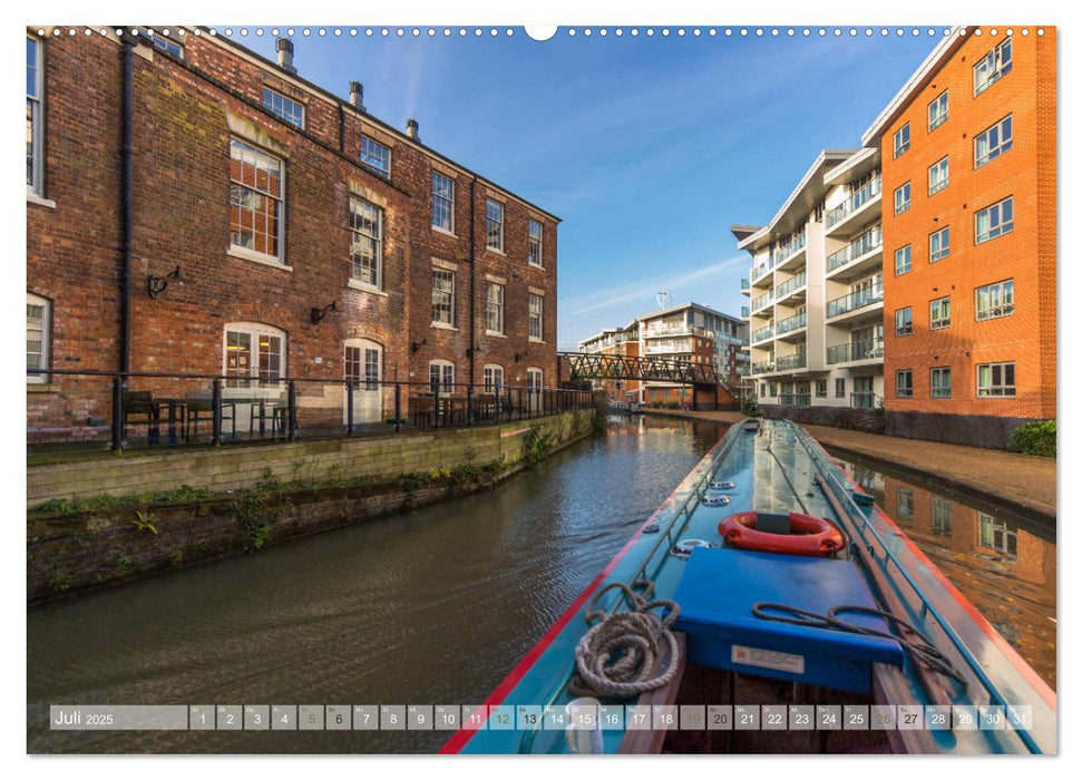 Narrow Boating auf dem Grand Union Canal (CALVENDO Premium Wandkalender 2025)