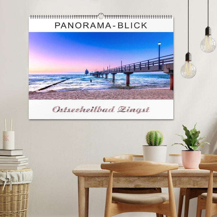 Panorama-Blick Ostseeheilbad Zingst (CALVENDO Wandkalender 2025)