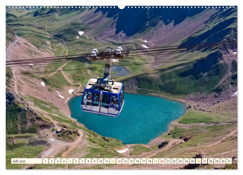 Abenteuer Seilbahn (CALVENDO Premium Wandkalender 2025)