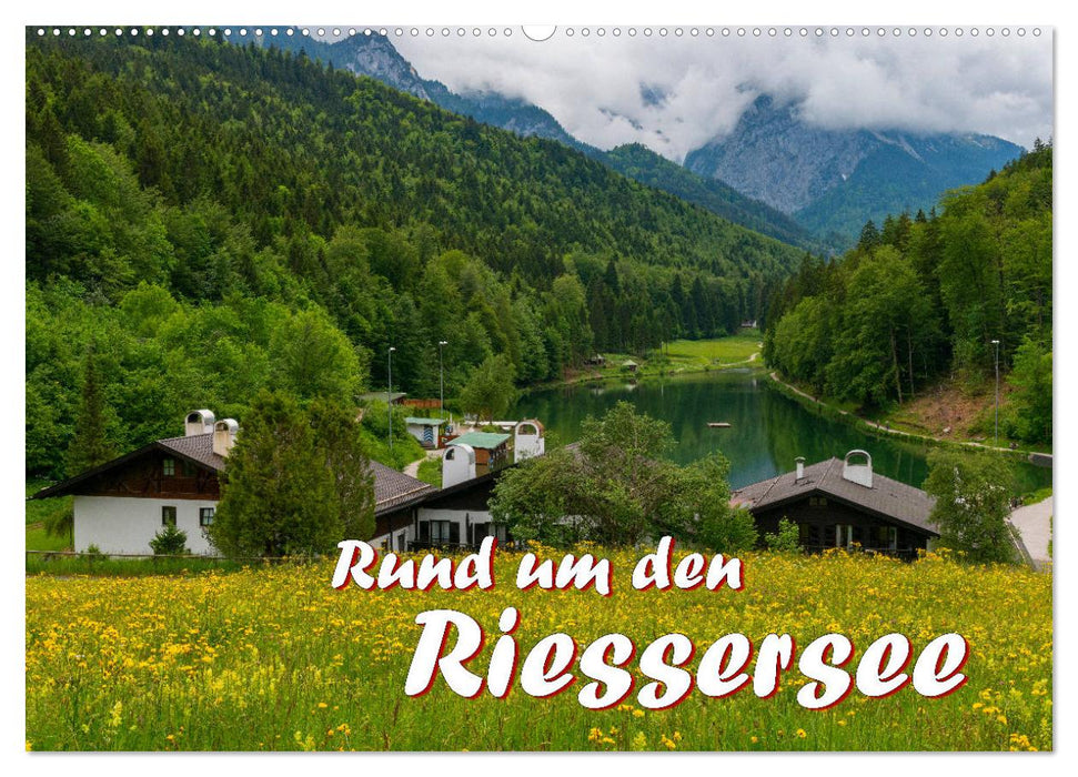 Rund um den Riessersee (CALVENDO Wandkalender 2025)