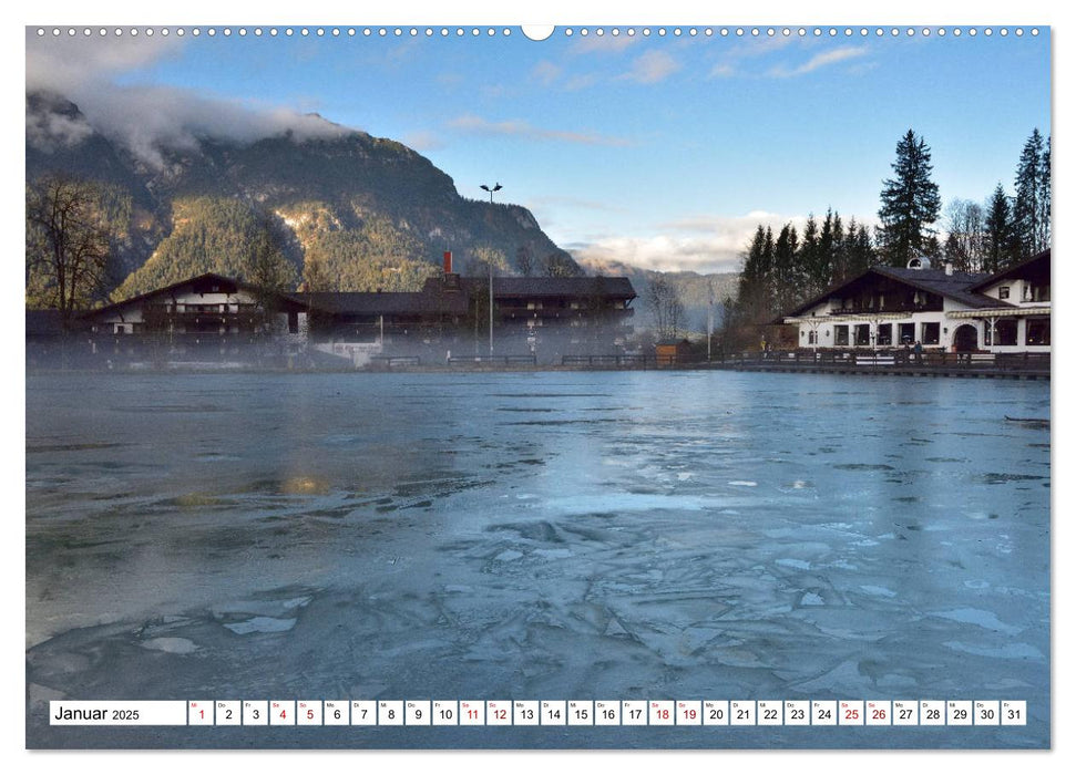 Rund um den Riessersee (CALVENDO Wandkalender 2025)