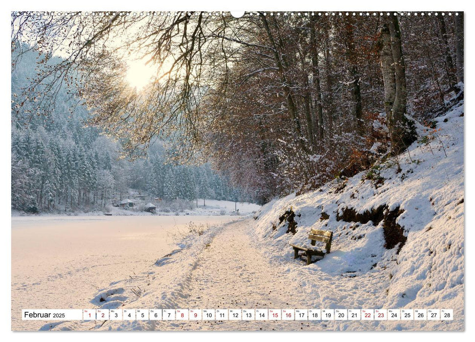 Rund um den Riessersee (CALVENDO Wandkalender 2025)