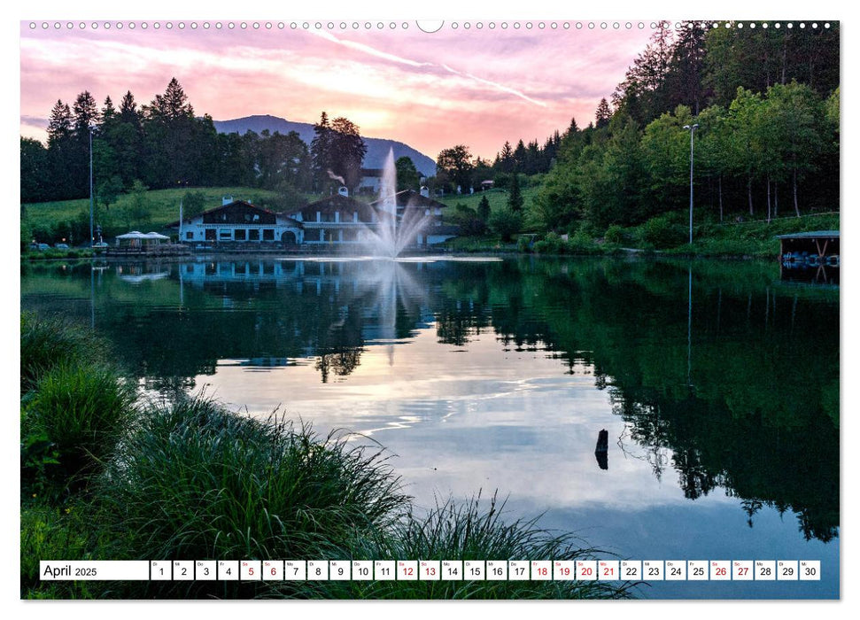 Rund um den Riessersee (CALVENDO Wandkalender 2025)