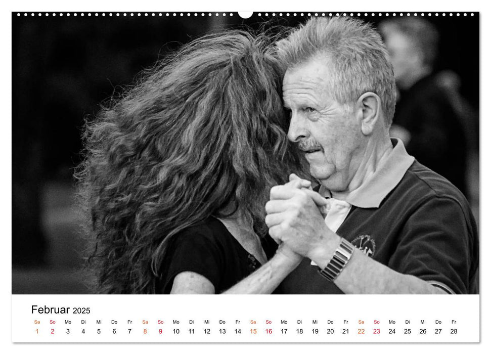 Tango Argentino - Paare beim Tanz auf öffentlichen Plätzen (CALVENDO Premium Wandkalender 2025)