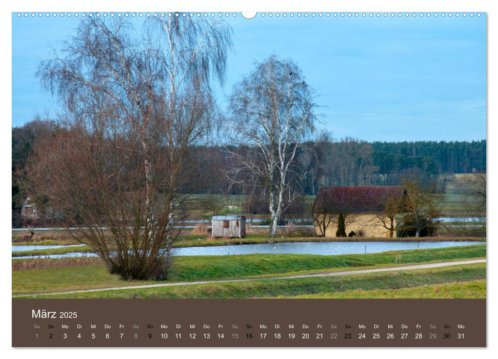 Karpfenland Aischgrund (CALVENDO Premium Wandkalender 2025)