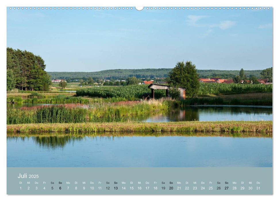 Karpfenland Aischgrund (CALVENDO Premium Wandkalender 2025)