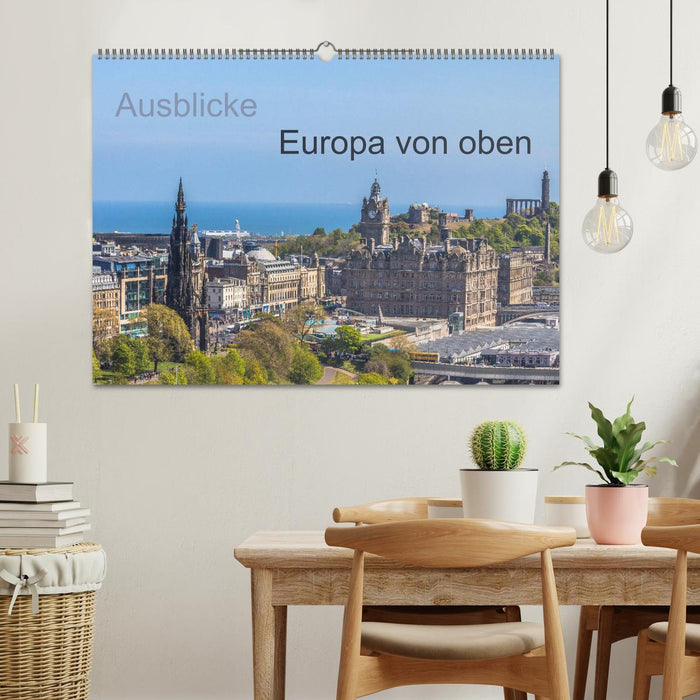 Ausblicke - Europa von oben (CALVENDO Wandkalender 2025)