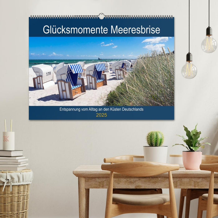 Glücksmomente Meeresbrise (CALVENDO Wandkalender 2025)