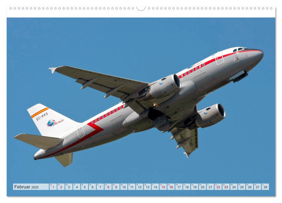 Flugzeuge im Retro-Stil (CALVENDO Premium Wandkalender 2025)