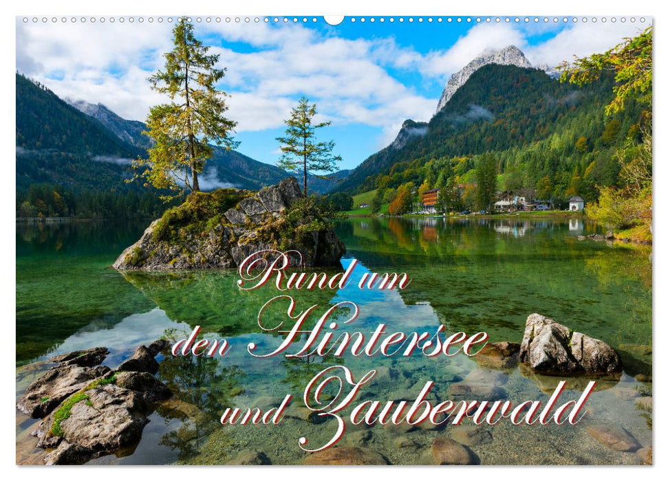 Rund um den Hintersee und Zauberwald (CALVENDO Wandkalender 2025)