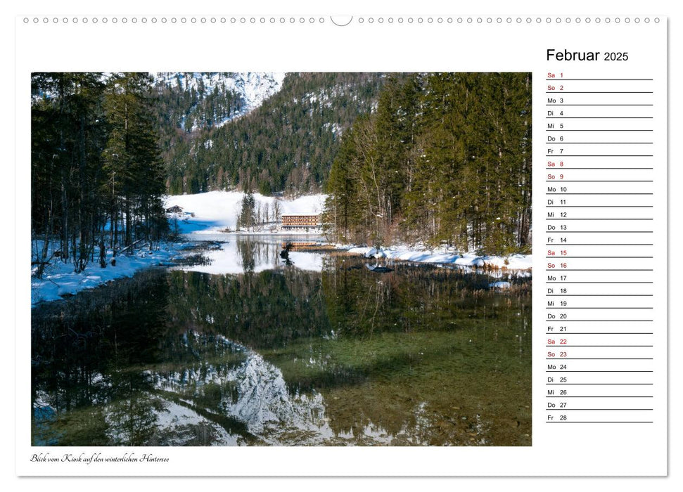 Rund um den Hintersee und Zauberwald (CALVENDO Wandkalender 2025)