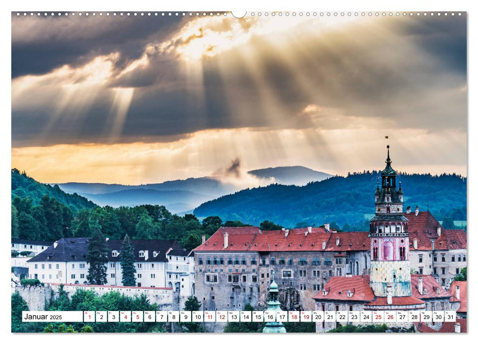 Ein Wochenende in Krumau (CALVENDO Premium Wandkalender 2025)