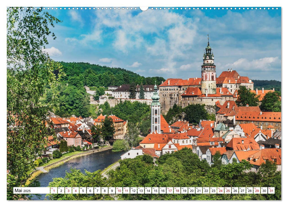 Ein Wochenende in Krumau (CALVENDO Premium Wandkalender 2025)