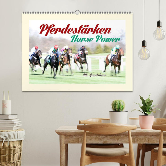 Pferdestärken Horse Power (CALVENDO Wandkalender 2025)