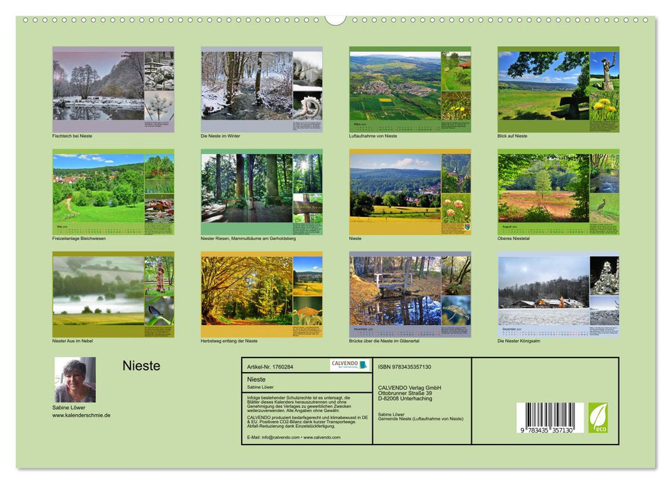 Nieste (CALVENDO Premium Wandkalender 2025)