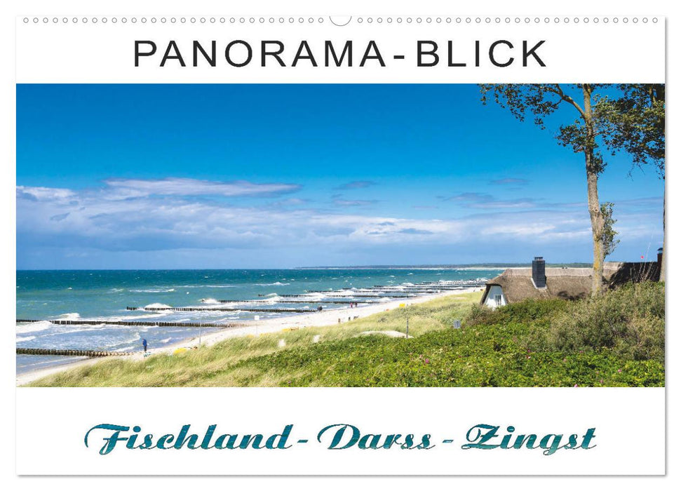 Panorama-Blick Fischland-Darss-Zingst (CALVENDO Wandkalender 2025)