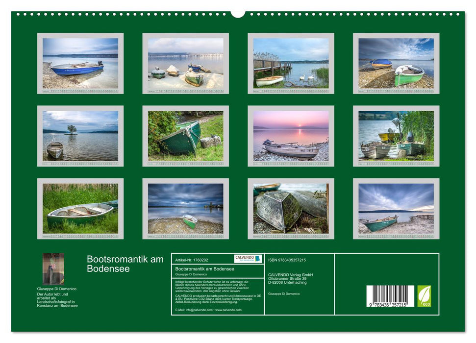 Bootsromantik am Bodensee (CALVENDO Premium Wandkalender 2025)