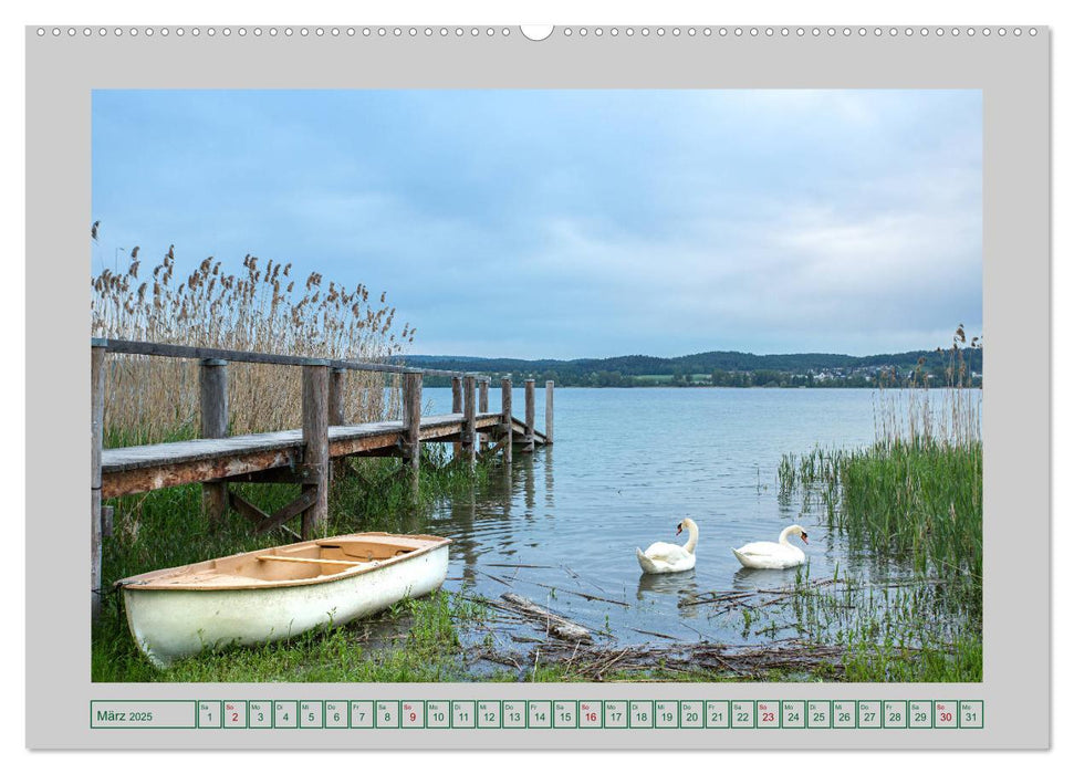 Bootsromantik am Bodensee (CALVENDO Premium Wandkalender 2025)