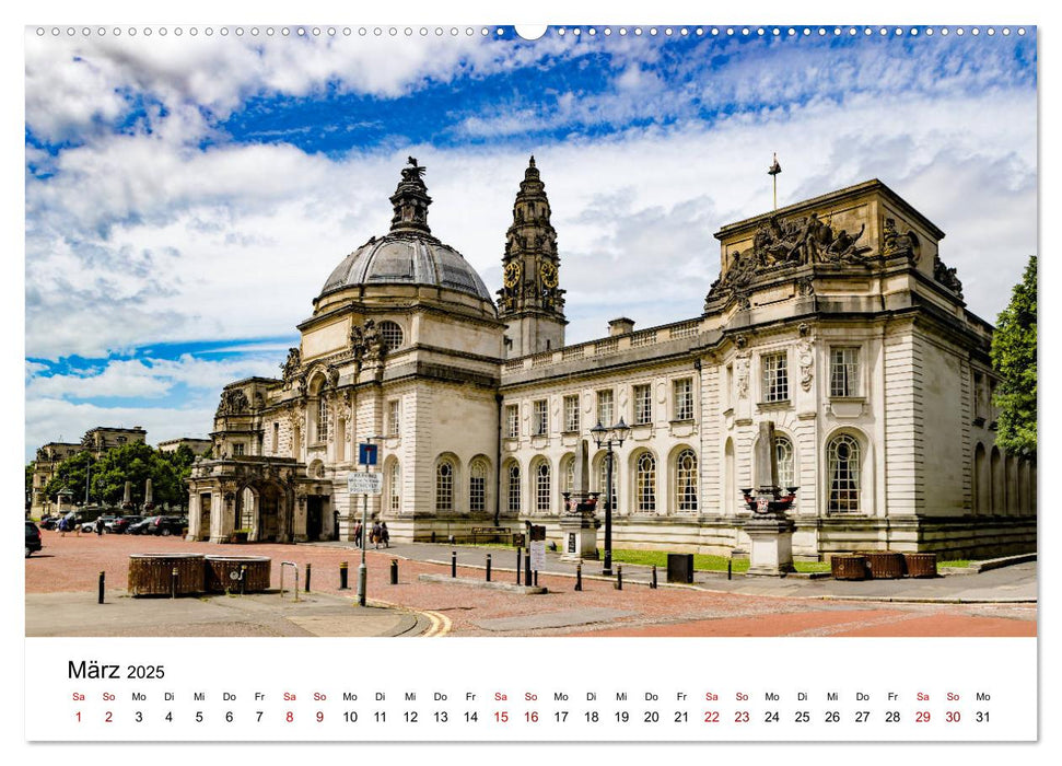 Faszination Cardiff (CALVENDO Premium Wandkalender 2025)