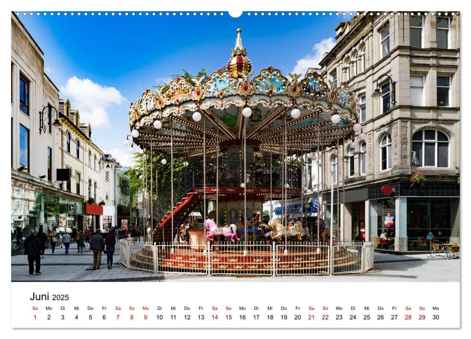 Faszination Cardiff (CALVENDO Premium Wandkalender 2025)