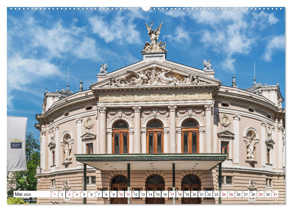 Ein Wochenende in Ljubljana (CALVENDO Premium Wandkalender 2025)