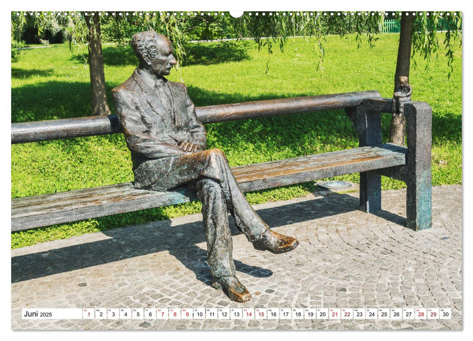 Ein Wochenende in Ljubljana (CALVENDO Premium Wandkalender 2025)