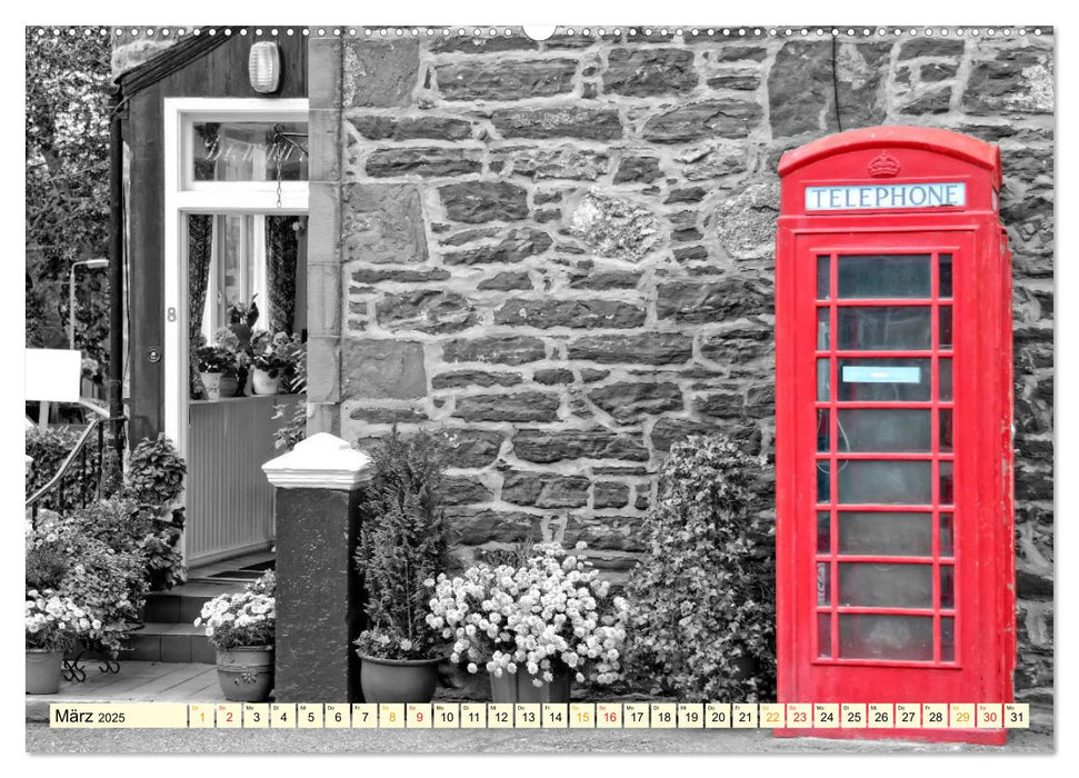 Die bekannteste Telefonzelle der Welt - Telephone Booth (CALVENDO Premium Wandkalender 2025)