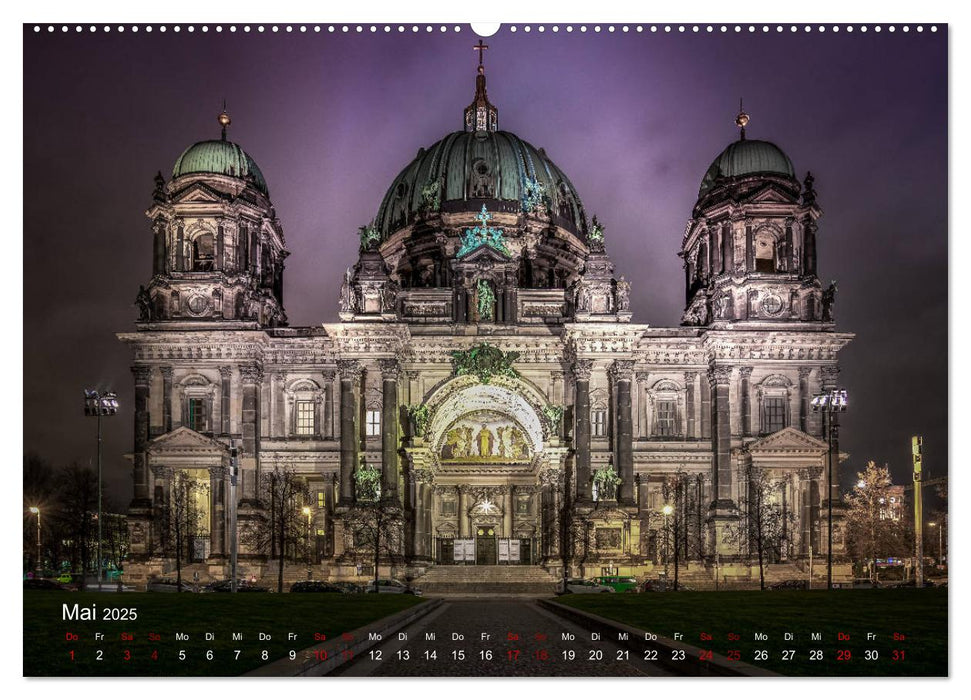 Deutschland Impressionen bei Nacht (CALVENDO Premium Wandkalender 2025)