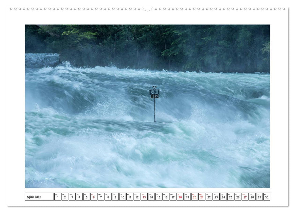 Rheinfall in Schaffhausen - Ein Naturschauspiel (CALVENDO Premium Wandkalender 2025)