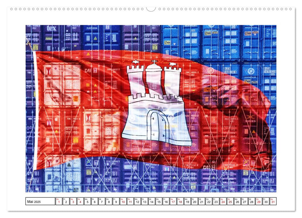 Hamburg Hafenerlebinstour (CALVENDO Premium Wandkalender 2025)