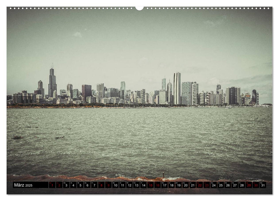 Metropole Chicago (CALVENDO Wandkalender 2025)