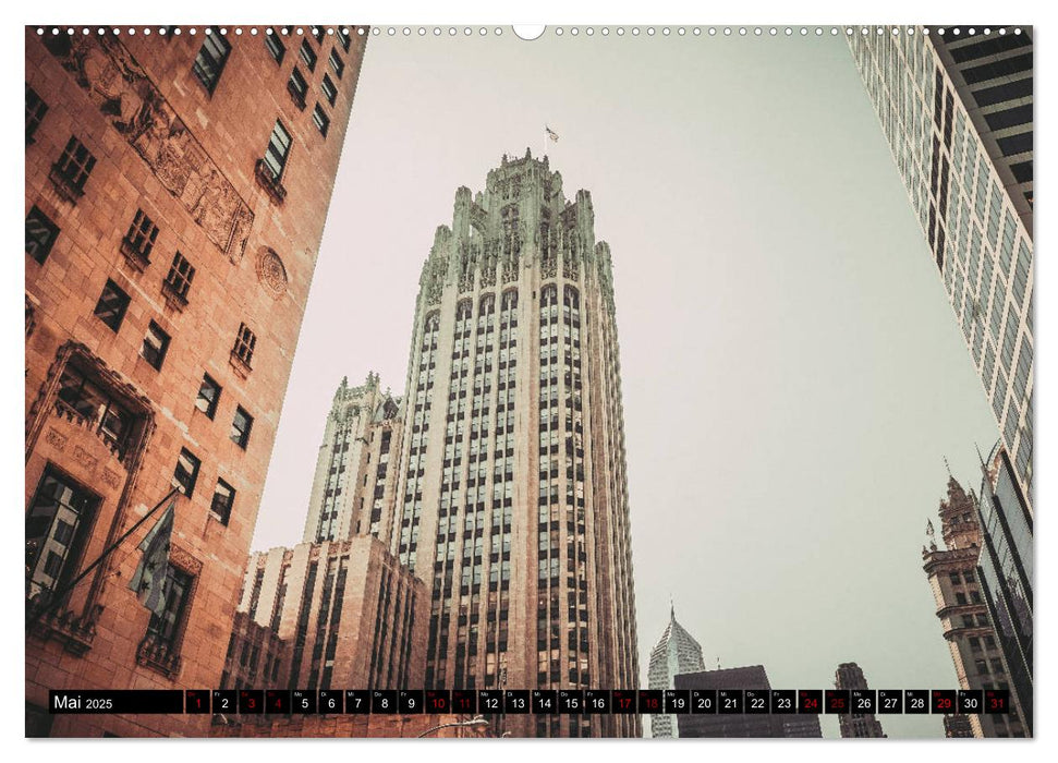 Metropole Chicago (CALVENDO Wandkalender 2025)