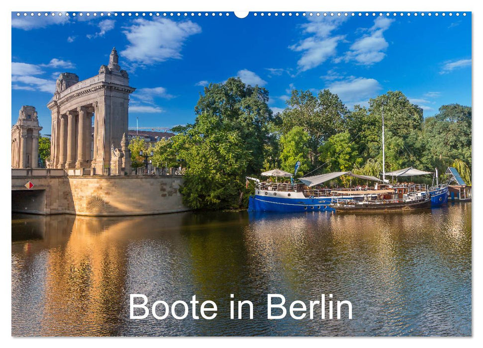 Boote in Berlin (CALVENDO Wandkalender 2025)