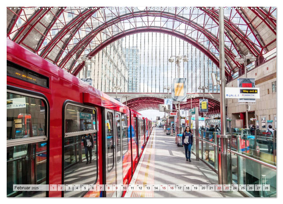 Bahnhöfe in Europa (CALVENDO Premium Wandkalender 2025)