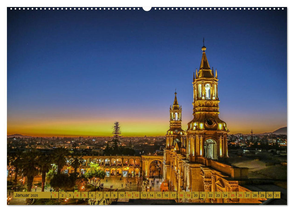 Urlaub in Peru (CALVENDO Premium Wandkalender 2025)