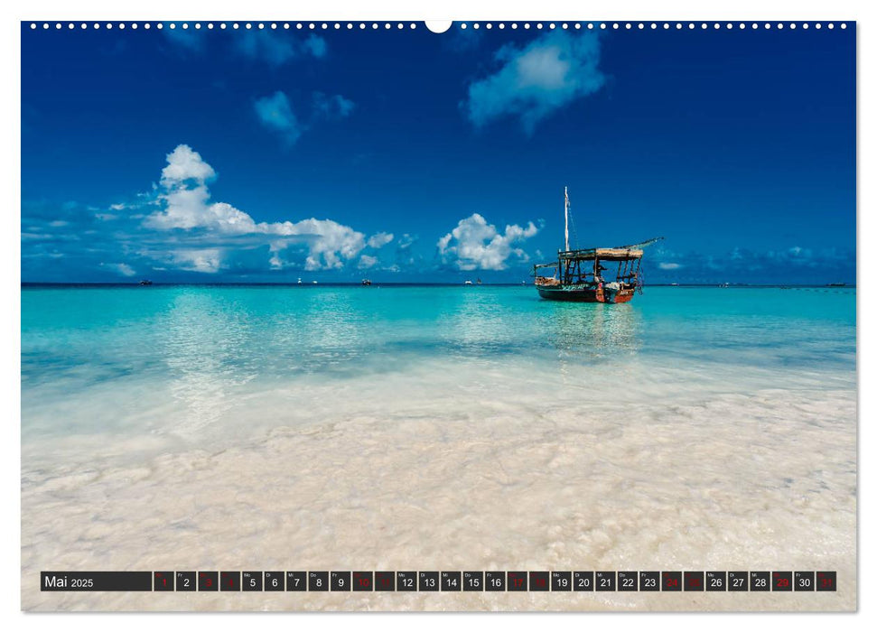 Inselparadies Sansibar (CALVENDO Premium Wandkalender 2025)