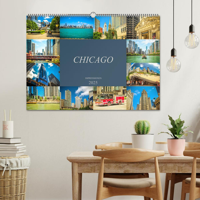 Chicago Impressionen (CALVENDO Wandkalender 2025)