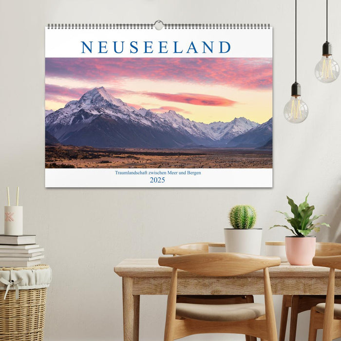 Neuseeland: Traumlandschaft zwischen Meer und Bergen (CALVENDO Wandkalender 2025)