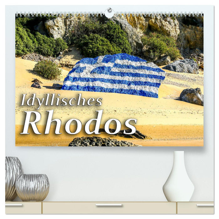 Idyllisches Rhodos (CALVENDO Premium Wandkalender 2025)