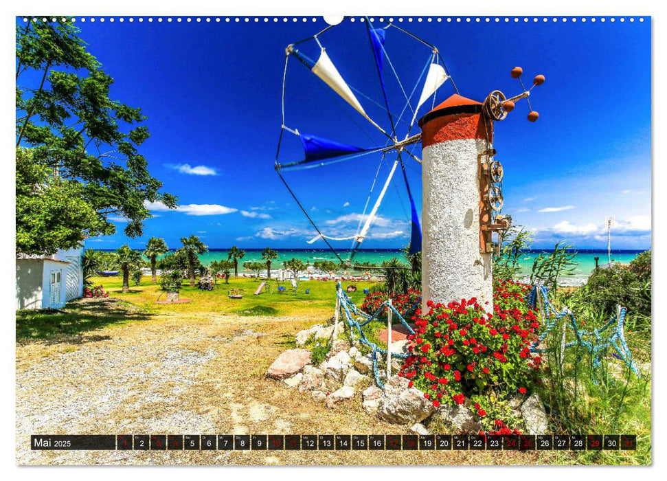 Idyllisches Rhodos (CALVENDO Premium Wandkalender 2025)