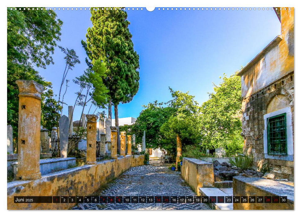 Idyllisches Rhodos (CALVENDO Premium Wandkalender 2025)