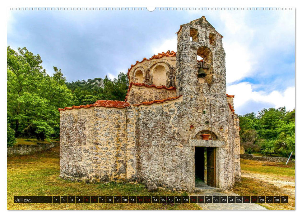 Idyllisches Rhodos (CALVENDO Premium Wandkalender 2025)