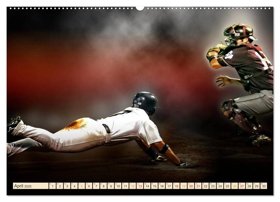 Baseball - Fight (CALVENDO Premium Wandkalender 2025)